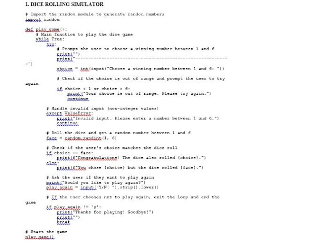 do python projects and computer science
