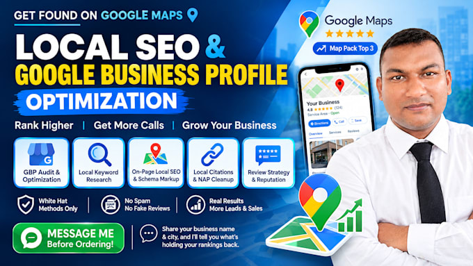 do local SEO and google business profile optimization for maps ranking