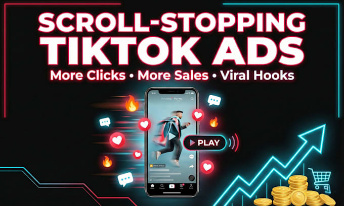 create viral drop shipping video ads for tiktok and facebook