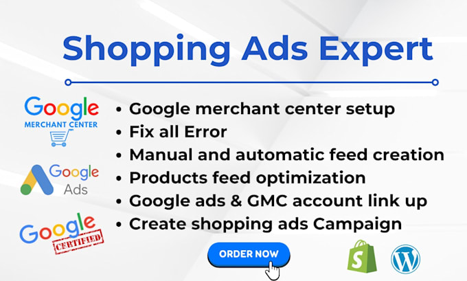 setup google merchant center and run shopping ads