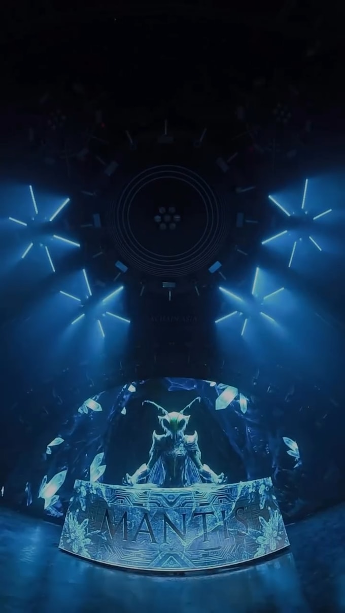 create 3d character halloween resolume vj loops for concert stage led screens