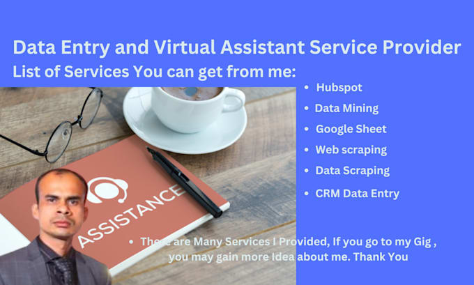 handle your tasks as your experienced virtual assistant