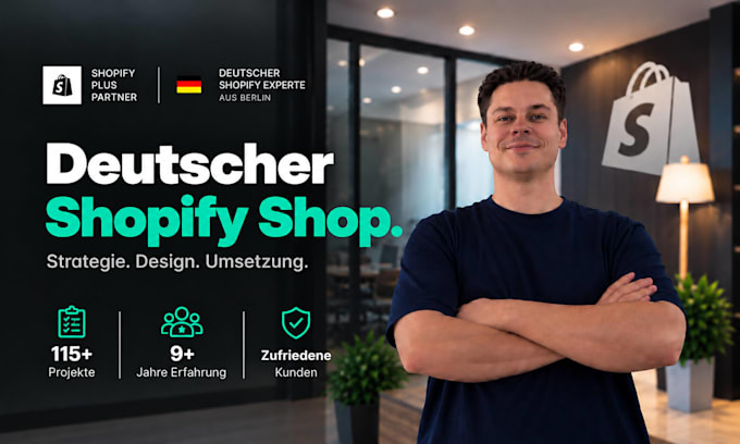 create your shopify online shop or website in german