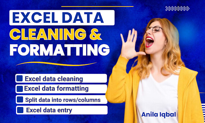 do excel data cleaning and formatting