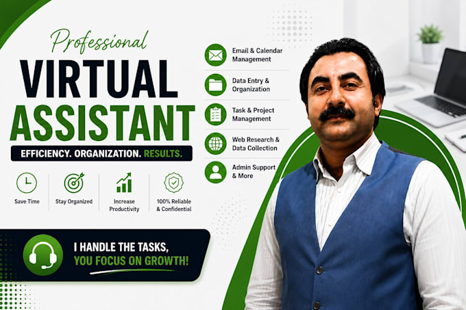 be your virtual assistant for precise data entry and scraping