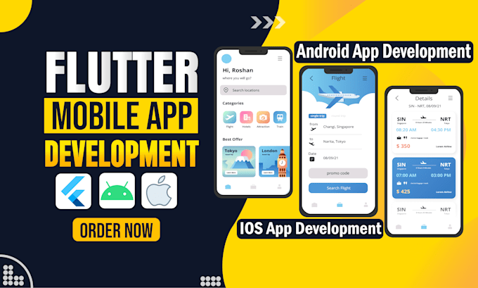 do mobile app development in flutter