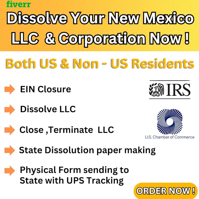 dissolve, terminate, close your new mexico llc