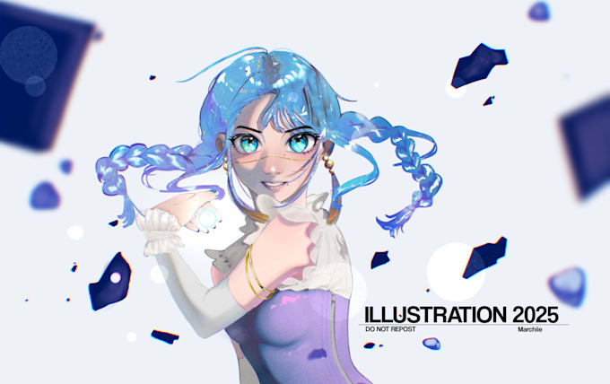 draw anime art, fanart for you