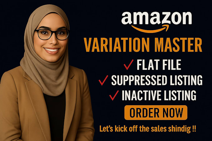 create, merge, or fix your product listing and variations on amazon