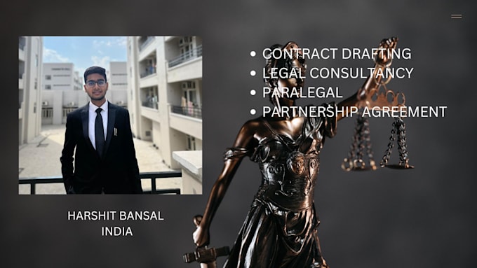 draft legal contract, terms and agreements