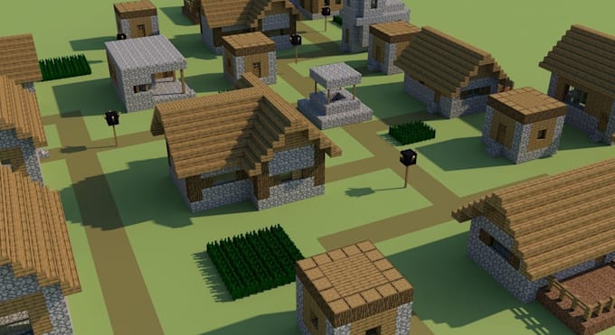 Minecraft Basic World Build minecraft terrain minecraft map suvival world 3d minecraft ...