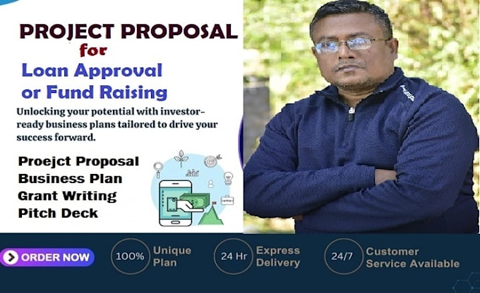 develop a complete project proposal for loan approval or fund raising