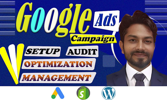 setup and manage google ads adwords ppc  for shopify and ecommerce stores