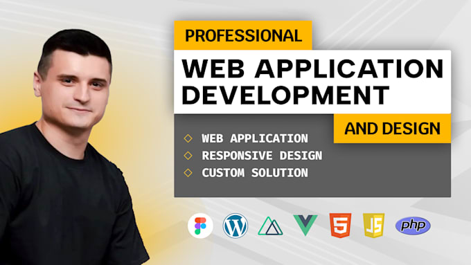 develop web application using PHP, laravel