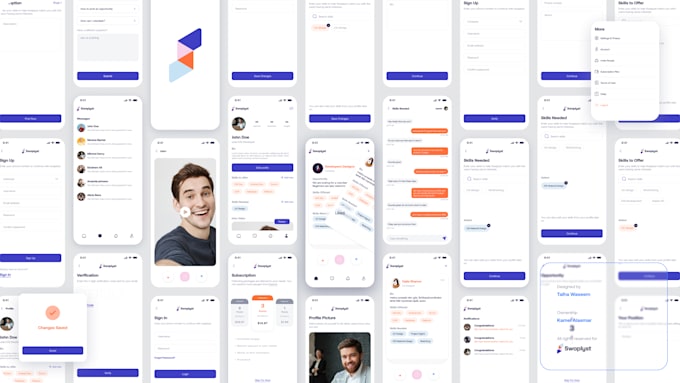 design your app UX UI and interactive prototype