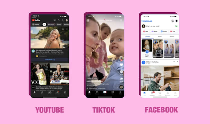 edit video for tiktok and instagram and youtube