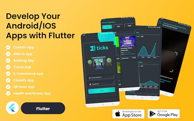build quality android and IOS apps for your business on flutter