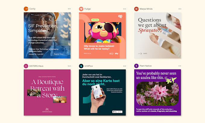 design premium instagram posts and ad creatives