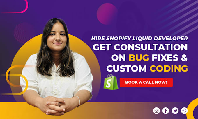 be your shopify liquid developer to customize, fix bugs, develop shopify store