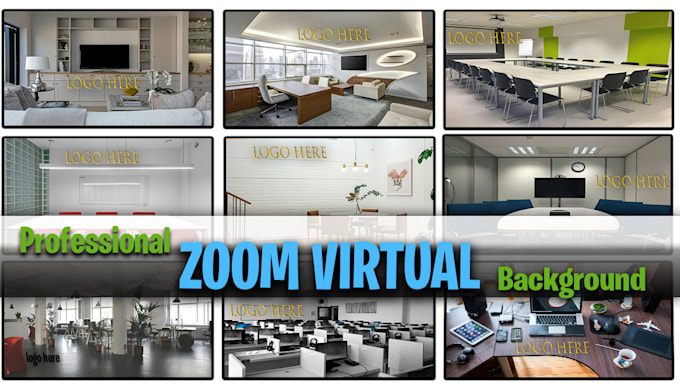 create custom google meet and best office zoom virtual background