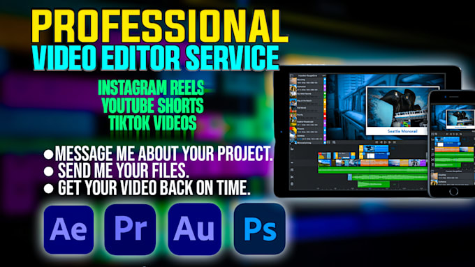 do professional video editing with high quality