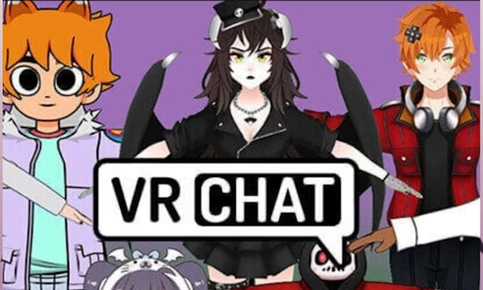 Do 3d vrchat model, vrc character, vr chat avatar, furry, fursona or ...