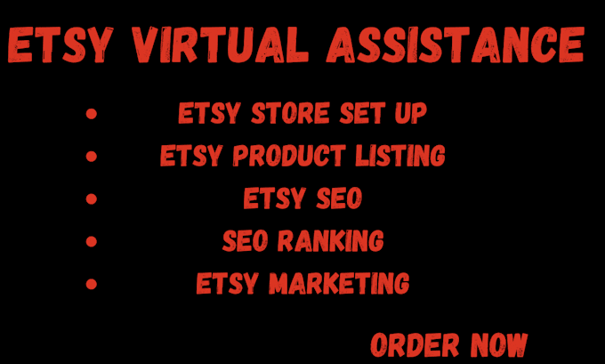 be your etsy store virtual assistance, store manager etsy