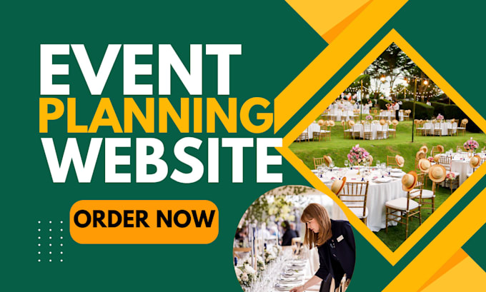 build event planning website photograph website event management website