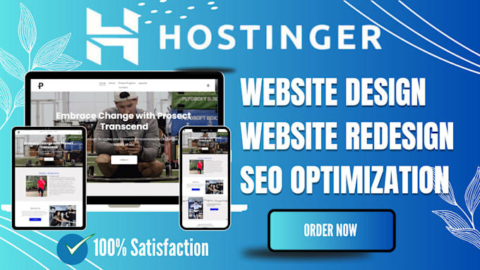 design modern hostinger website, hostinger redesign, wordpress website