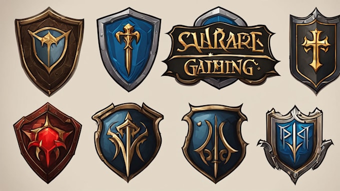design medieval, fantasy, rpg gaming logo
