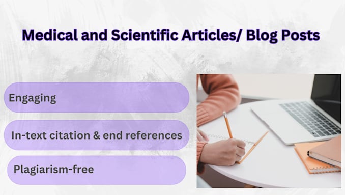write medical and health blog articles