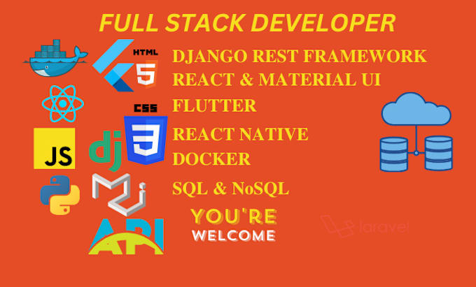 Create django react native flutter react js applications by ...