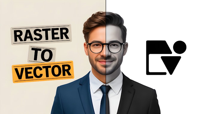 manually vector trace,vectorise,vectorizar logo,image in HD