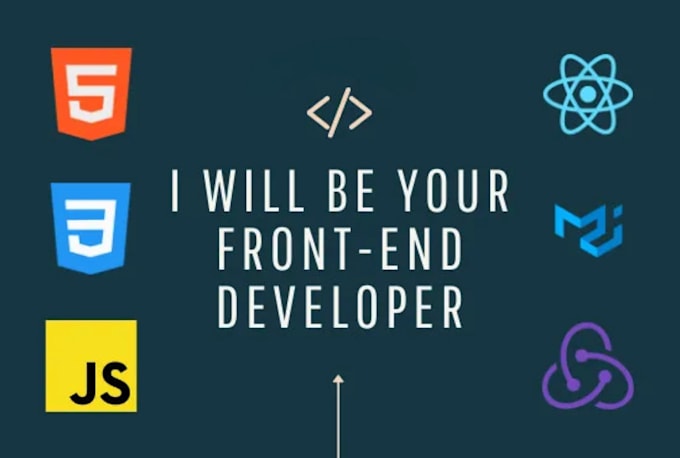 be your frontend developer using react