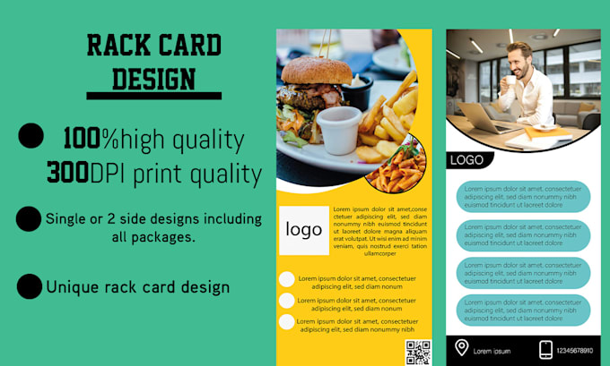 Pr Rack Card Do professional rack card or dl flyer design by Suvro360 | Fiverr