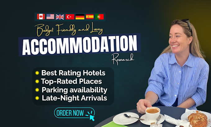 research accommodation for your trip