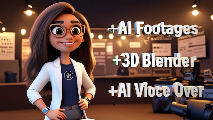 create ai and blender 3d product video for tiktok and amazon