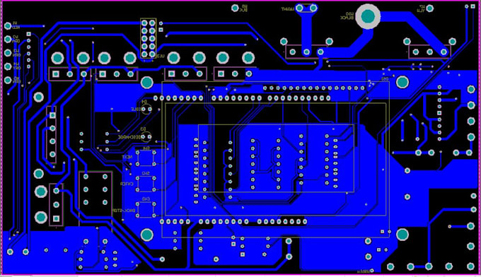 design pcb board in altium designer software