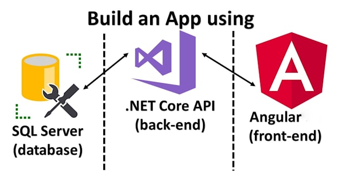 develop any web application with dot net, sql and angular