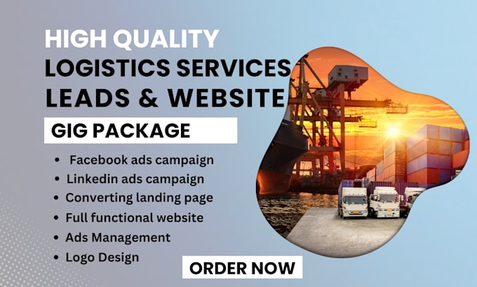 generate quality freight broker leads last mile delivery warehousing website