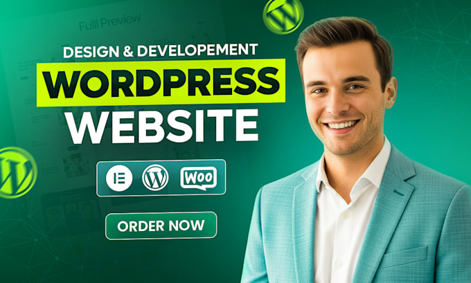 build, design, redesign, develop, update, clone wordpress website development