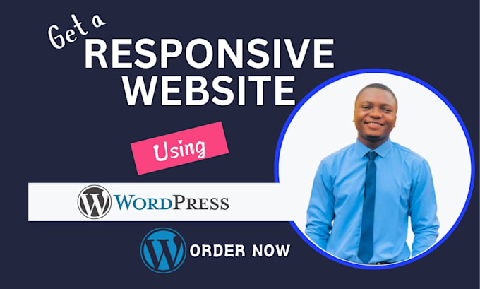 be a website builder to create wordpress website design or wordpress developer