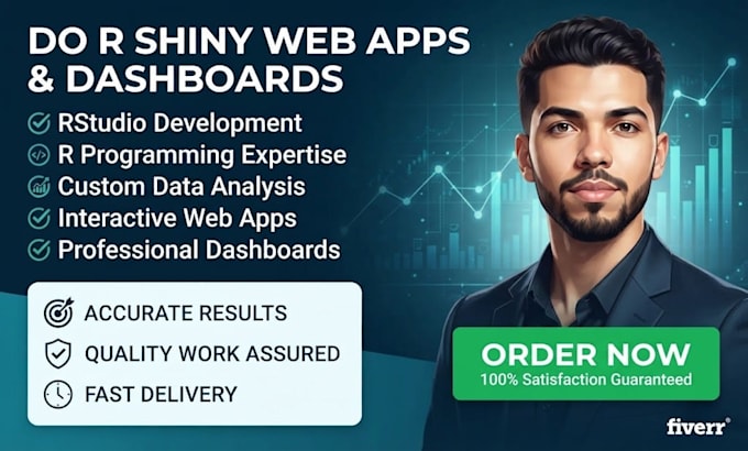 do r shiny web apps and dashboard using r programming, r studio, data analysis