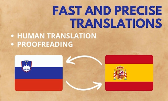 translate and proofread between spanish and slovenian