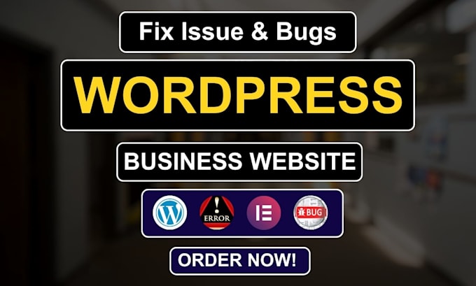 fix elementor website issues and design elementor wordpress website