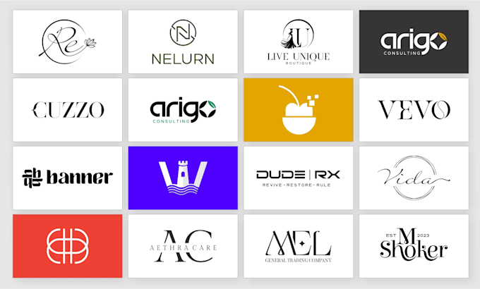 deliver minimal, wordmark, lettermark and text based logo