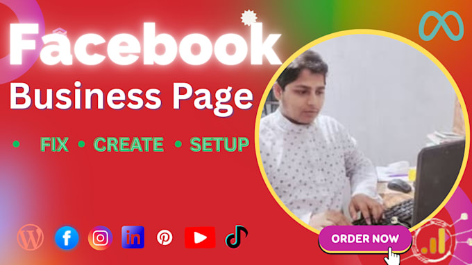 facebook business page setup with SEO touch
