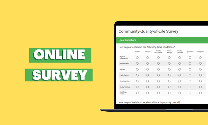 conduct your online survey, poll with 500 respondents