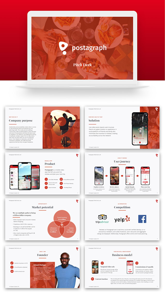 design a powerpoint presentation and pitch decks