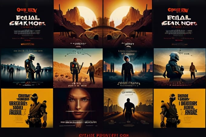 Create a movie poster design and film poster design by Mphosgaish | Fiverr